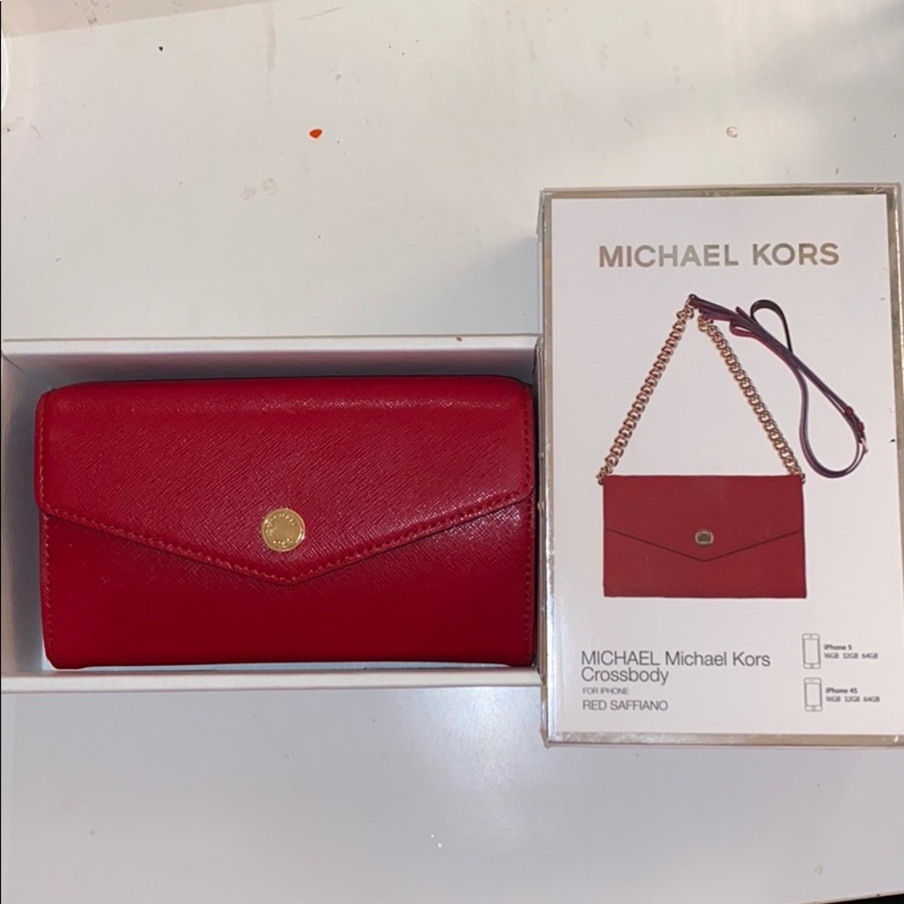 Michael Kors Red Crossbody